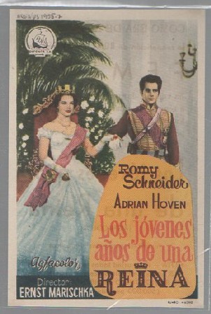PROGRAMA DE CINE. LOS JÓVENES AÑOS DE UNA REINA