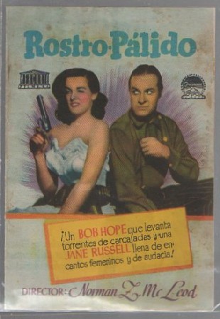 PROGRAMA DE CINE. ROSTRO PÁLIDO