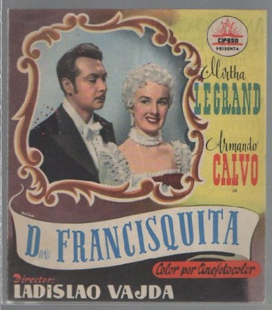 PROGRAMA DE CINE. DOÑA FRANCISQUITA