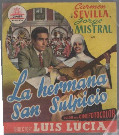 PROGRAMA DE CINE. LA HERMANA SAN SULPICIO