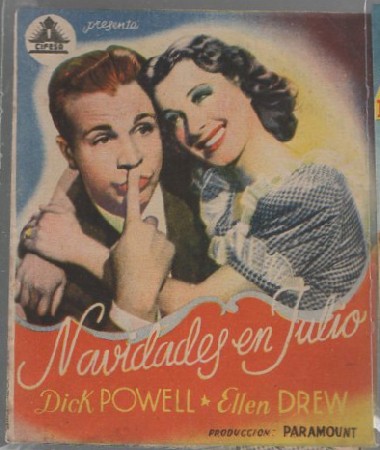 PROGRAMA DE CINE. NAVIDADES EN JULIO