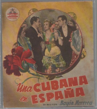 PROGRAMA DE CINE. UNA CUBANA EN ESPAÑA