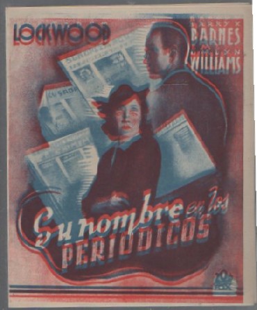 PROGRAMA DE CINE. SU NOMBRE EN LOS PERIÓDICOS