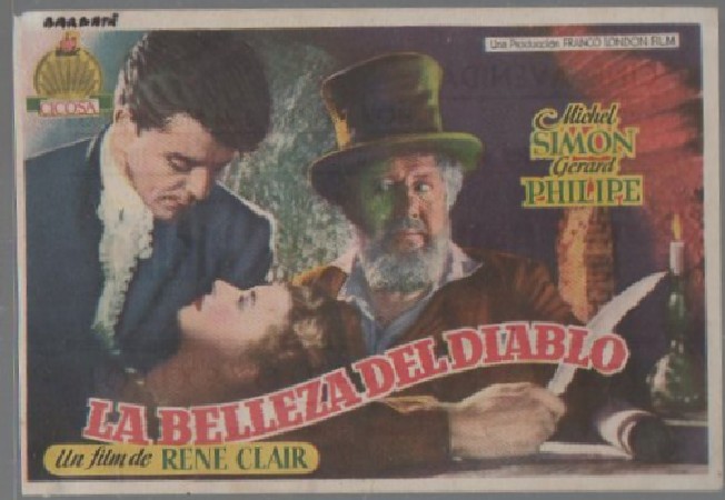 PROGRAMA DE CINE. LA BELLEZA DEL DIABLO