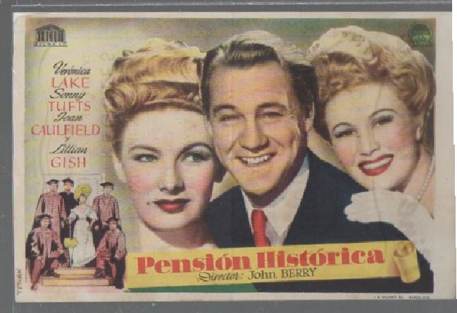 PROGRAMA DE CINE. PENSIÓN HISTÓRICA