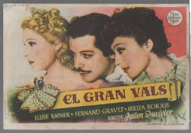 PROGRAMA DE CINE. EL GRAN VALS