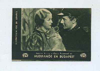 PROGRAMA DE CINE-TARJETA-HUERFANOS EN BUDAPEST
