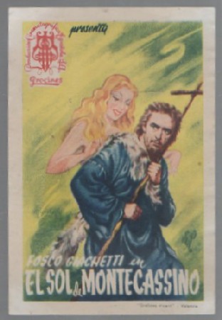 PROGRAMA DE CINE. EL SOL DE MONTECASSINO