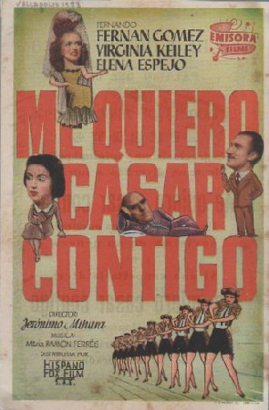 PROGRAMA DE CINE: ME QUIERO CASAR CONTIGO
