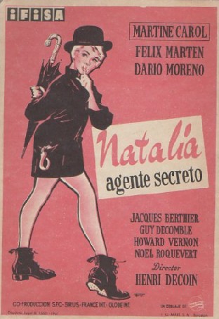 PROGRAMA DE CINE: NATALIA AGENTE SECRETO