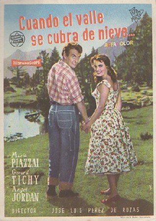 PROGRAMA DE CINE: CUANDO EL VALLE SE CUBRA DE NIEVE