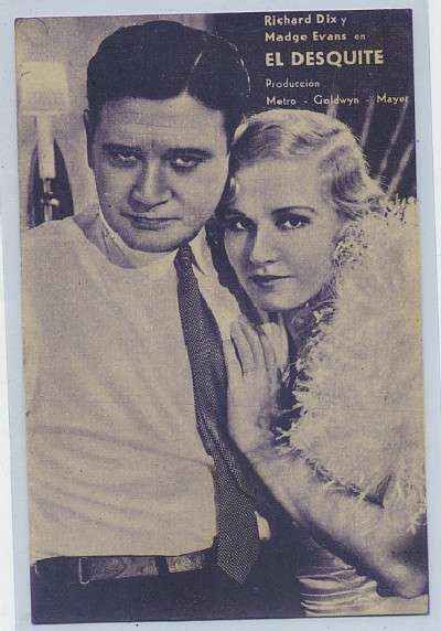 PROGRAMA DE CINE-TARJETA-EL DESQUITE