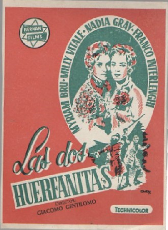 PROGRAMA DE CINE: LAS DOS HUERFANITAS