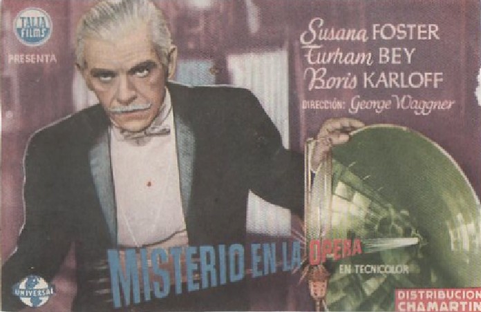 PROGRAMA DE CINE: MISTERIO EN LA OPERA