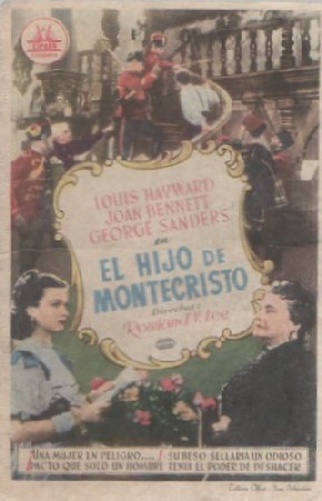 PROGRAMA DE CINE: EL HIJO DE MONTECRISTO