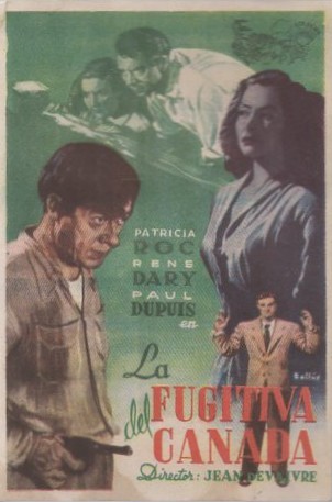 PROGRAMA DE CINE: LA FUGITIVA DEL CANADA