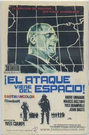 PROGRAMA DE CINE: ¡EL ATAQUE VIENE DEL ESPACIO!