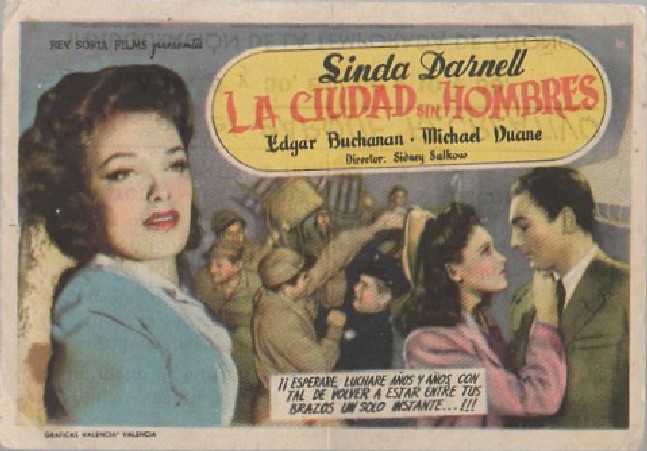 PROGRAMA DE CINE: LA CIUDAD SIN HOMBRES