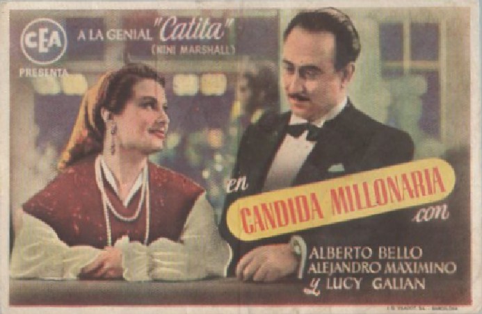 PROGRAMA DE CINE: CANDIDA MILLONARIA