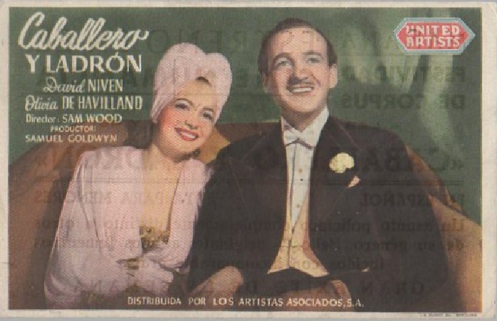 PROGRAMA DE CINE: CABALLERO Y LADRÓN