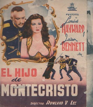 PROGRAMA DOBLE DE CINE: EL HIJO DE MONTECRISTO