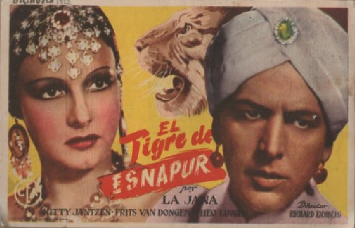 PROGRAMA DE CINE: EL TIGRE DE ESNAPUR