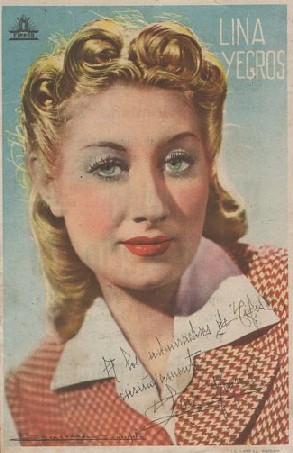 PROGRAMA DE CINE: LINA YEGROS