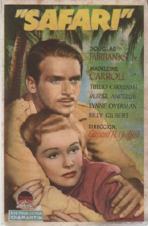 PROGRAMA DE CINE: SAFARI