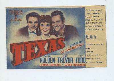 PROGRAMA DE CINE DOBLE: TEXAS