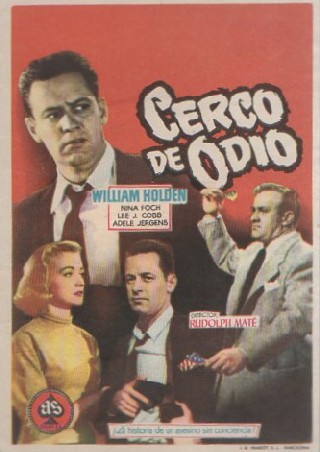 PROGRAMA DE CINE: CERCO DE ODIO
