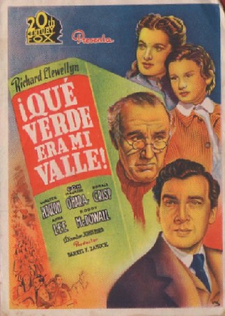 PROGRAMA DOBLE DE CINE: ¡QUE VERDE ERA MI VALLE!