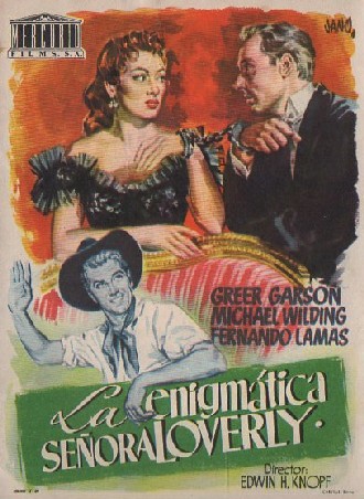 PROGRAMA DE CINE: LA ENIGMÁTICA SEÑORA LOVERLY