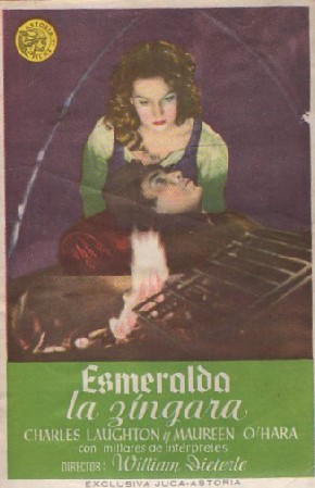 PROGRAMA DE CINE: ESMERALDA LA ZÍNGARA