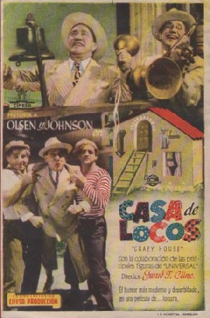 PROGRAMA DE CINE: CASA DE LOCOS