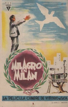 PROGRAMA DE CINE: MILAGRO EN MILÁN