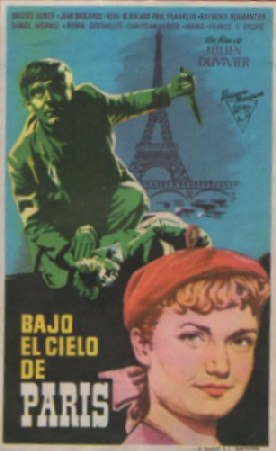 PROGRAMA DE CINE: BAJO EL CIELO DE PARÍS
