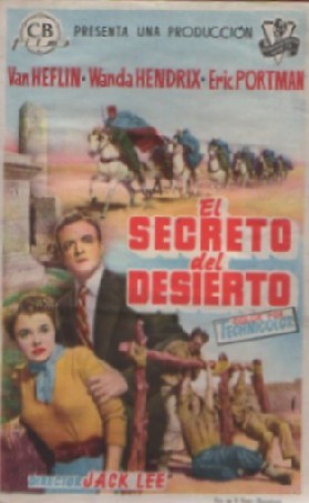 PROGRAMA DE CINE: EL SECRETO DEL DESIERTO