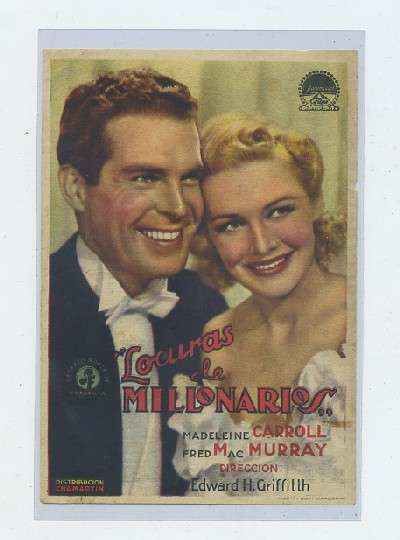 PROGRAMA DE CINE: LOCURAS DE MILLONARIOS