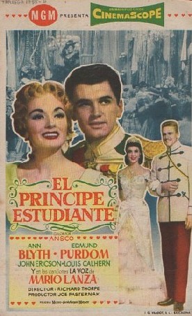 PROGRAMA DE CINE: EL PRÍNCIPE ESTUDIANTE