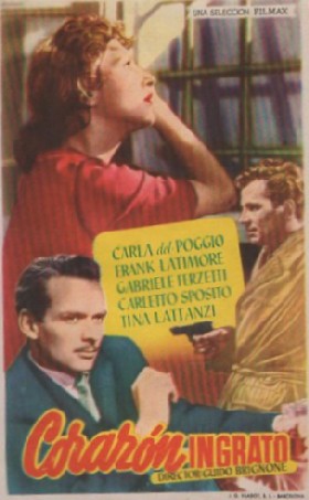 PROGRAMA DE CINE: CORAZÓN INGRATO