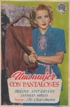 PROGRAMA DE CINE: UNA MUJER CON PANTALONES