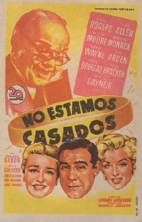 PROGRAMA DE CINE: NO ESTAMOS CASADOS