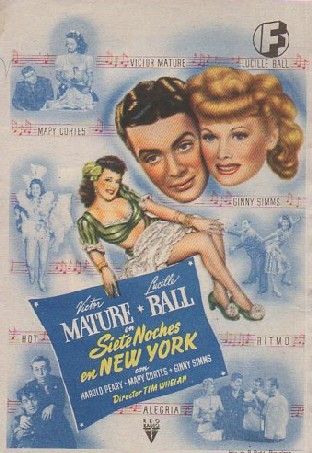PROGRAMA DE CINE: SIETE NOCHES EN NEW YORK