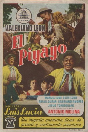 PROGRAMA DE CINE: EL PIYAYO
