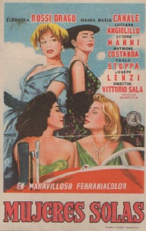 PROGRAMA DE CINE: MUJERES SOLAS