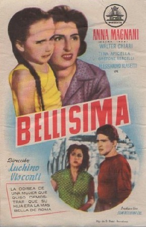 PROGRAMA DE CINE: BELLÍSIMA