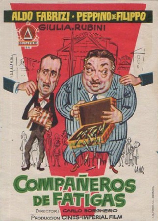 PROGRAMA DE CINE: COMPAÑEROS DE FATIGAS