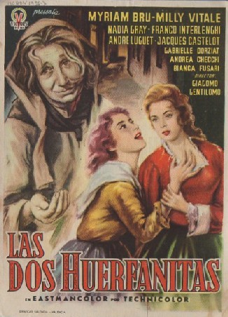 PROGRAMA DE CINE: LAS DOS HUERFANITAS