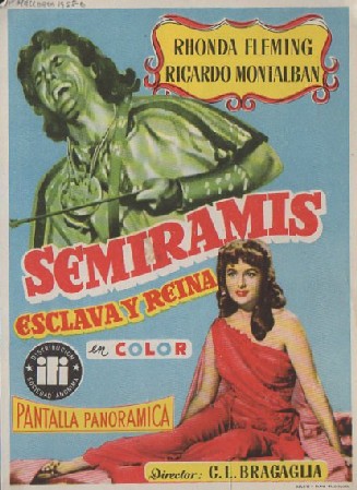 PROGRAMA DE CINE: SEMIRAMIS ESCLAVA Y REINA