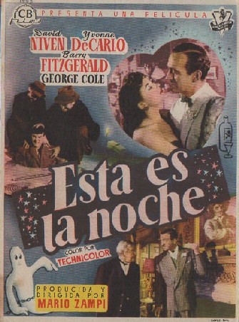PROGRAMA DE CINE: ESTA ES LA NOCHE